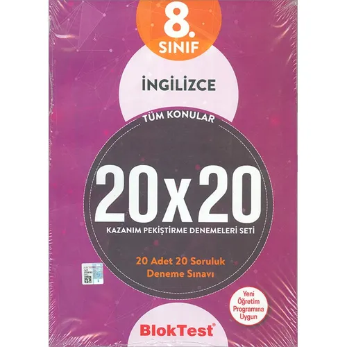 8.Sınıf İngilizce Deneme Seti (Kampanyalı) Blok Test