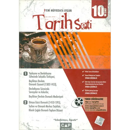 10.Sınıf Tarih Seti (Kampanyalı) Çap Yayınları