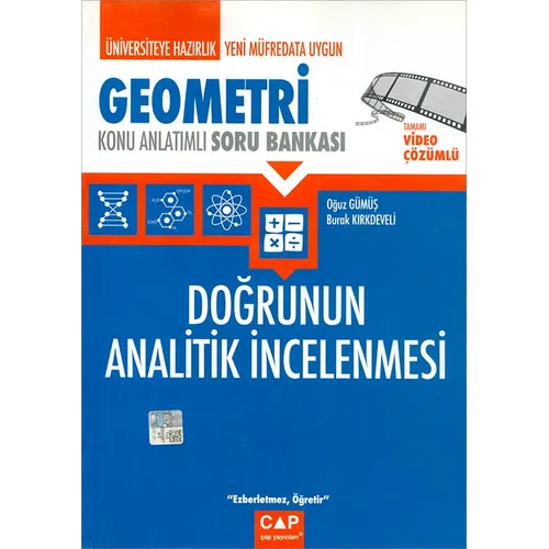 Geometri Doğrunun Analitik İncelenmesi (Kampanyalı) Çap Yayınları