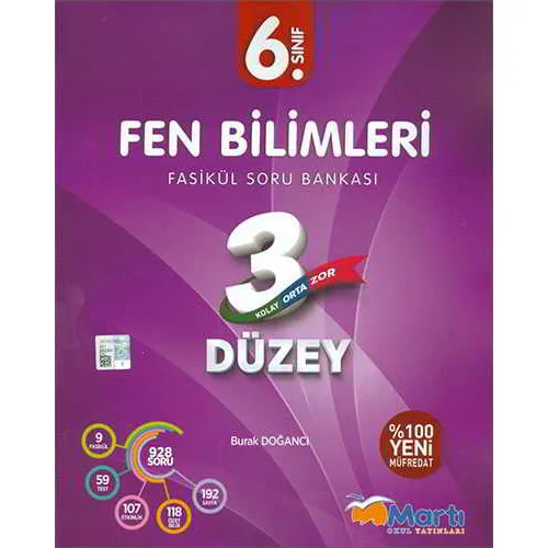 Martı Okul 6.Sınıf Fen Bilimleri Fasikül Soru Bankası