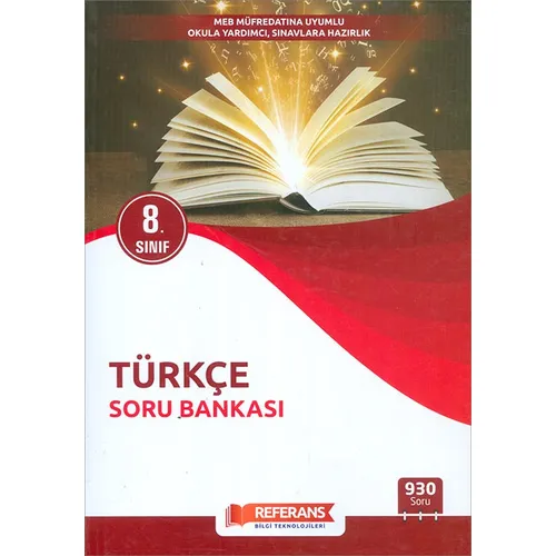 8.Sınıf Türkçe Soru Bankası (Kampanyalı) Referans Yayınları