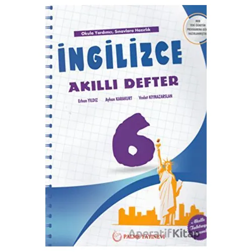 6.Sınıf İngilizce Akıllı Defter (Kampanyalı) Palme Yayınevi