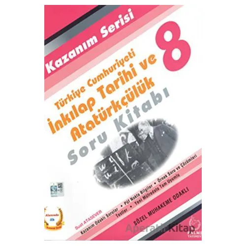 8.Sınıf T.C Inkılap Tarihi Ve Atatürkçülük Soru Kitabı (Kampanyalı) Palme Yayınevi