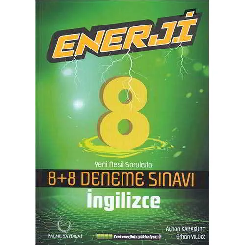 Palme 8.Sınıf İngilizce Enerji 8 Artı 8 Deneme Sınavı