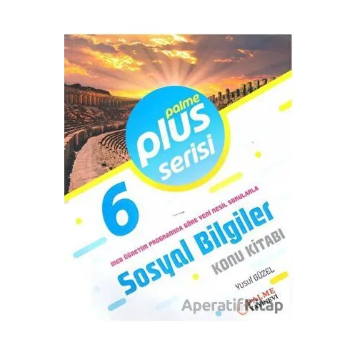 6. Sınıf Sosyal Bilgiler Plus Serisi Konu Kitabı Palme Yayınları