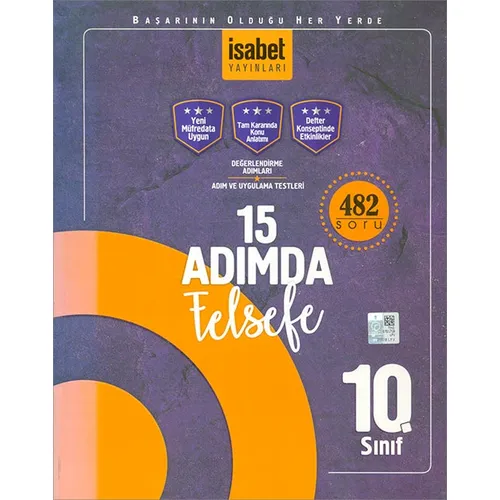 10.Sınıf 15 Adımda Felsefe (Kampanyalı) İsabet Yayınları
