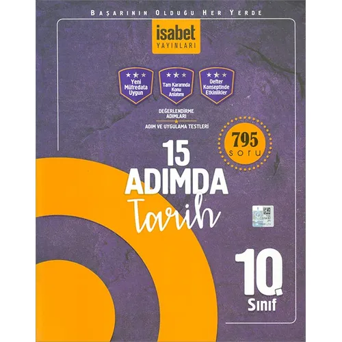 10.Sınıf 20 Adımda Tarih (Kampanyalı) İsabet Yayınları
