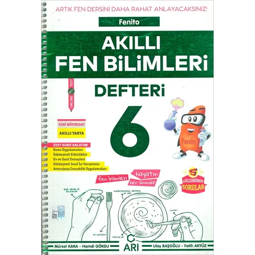 6.Sınıf Fen Bilimleri Defteri (Kampanyalı) Arı Yayıncılık
