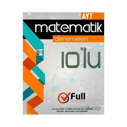 AYT Matematik 10 lu Denemeleri (Kampanyalı) Full Matematik