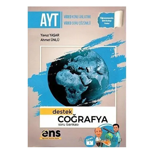 AYT Coğrafya Destek Soru Bankası (Kampanyalı) ENS Yayıncılık