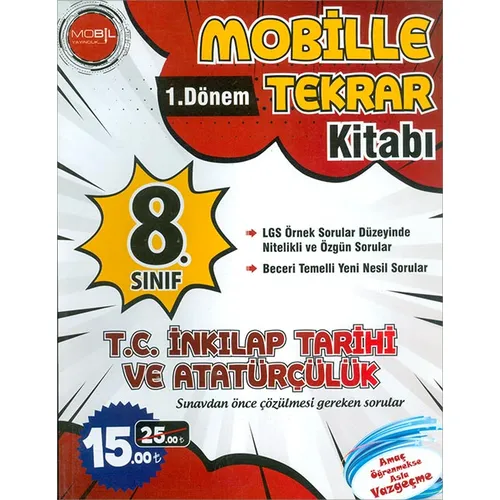 8.Sınıf 1.Dönem İnkilap Tarihi (Kampanyalı) Mobil Tekrar