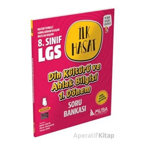 8.Sınıf 1.Dönem Din Kültürü Soru Bankası (Kampanyalı) Muba Yayınları