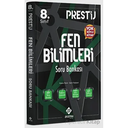 8.Sınıf Prestij Fen Bilimleri Soru Bankası (Kampanyalı) Ekstra Yayıncılık