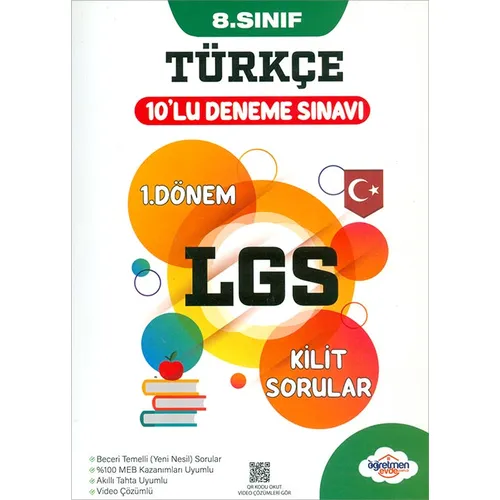 8.Sınıf 1.Dönem Türkçe 10lu Deneme Sınavı (Kampanyalı) Öğretmen Evde