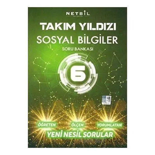 6.Sınıf Takım Yıldızı Sosyal Bilgiler Soru Bankası (Kampanyalı) Netbil Yayıncılık