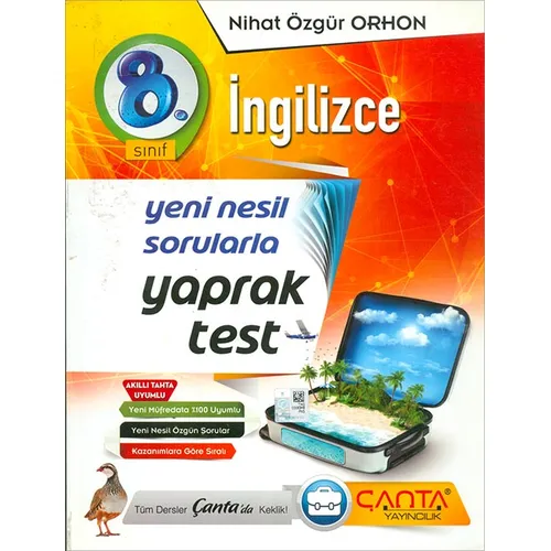 8.Sınıf İngilizce Yaprak Test (Kampanyalı) Çanta Yayınları