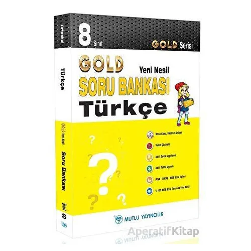 8. Sınıf Türkçe Gold Serisi Yeni Nesil Soru Bankası Mutlu Yayıncılık