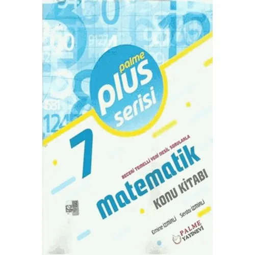 Palme Yayınevi - 7. sınıf Plus Serisi Matematik Konu Kitabı