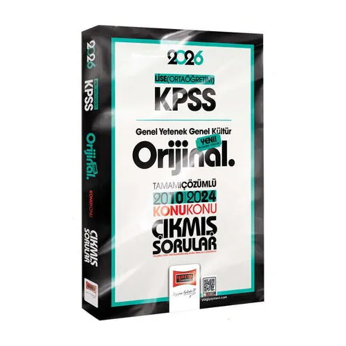 2026 KPSS Lise-Ortaöğretim Orijinal 2010-2024 Konu Konu Çıkmış Sorular Yargı Yayınevi