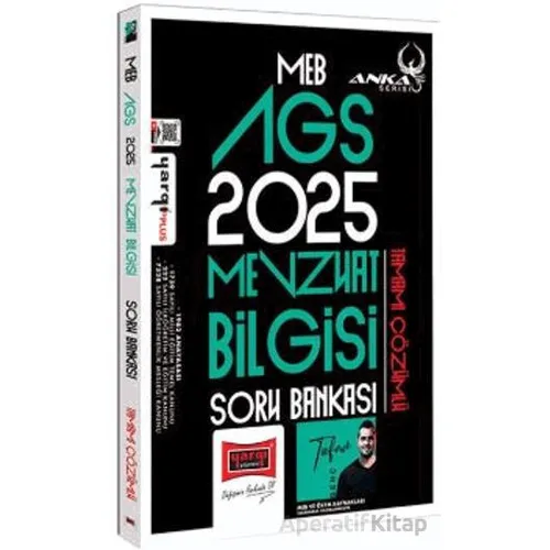 Yargı Yayınları 2025 MEB-AGS Anka Serisi Mevzuat Bilgisi Tamamı Çözümlü Soru Bankası
