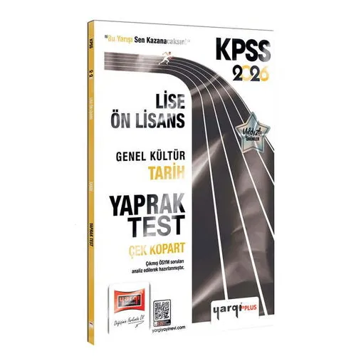 2026 KPSS Lise-Ön Lisans Tarih Çek Kopart Yaprak Test Yargı Yayınevi