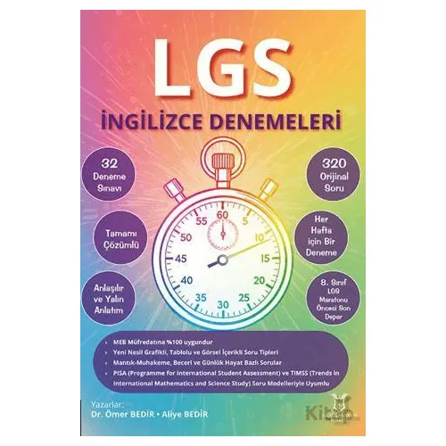 LGS İngilizce Denemeleri - Ömer Bedir - Akademisyen Kitabevi