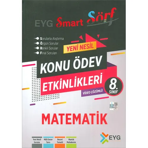 8.Sınıf Matematik Konu Ödev Etkinlikleri (Kampanyalı) EYG Yayınları
