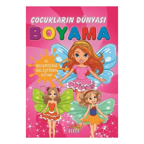 Çocukların Dünyası Boyama Kitabı 2 - Peri Kızı - Kabile Çocuk