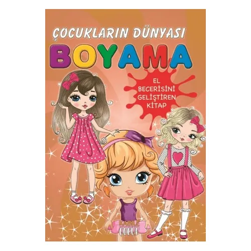 Çocukların Dünyası Boyama Kitabı 3 – Prenses Kız - Kabile Çocuk