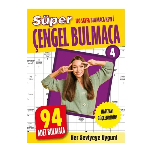 Süper Çengel Bulmaca 4 - Hakan Kayar , Zeliha Kayar - Dokuz Yayınları