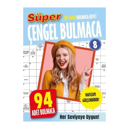 Süper Çengel Bulmaca 8 - Hakan Kayar , Zeliha Kayar - Dokuz Yayınları