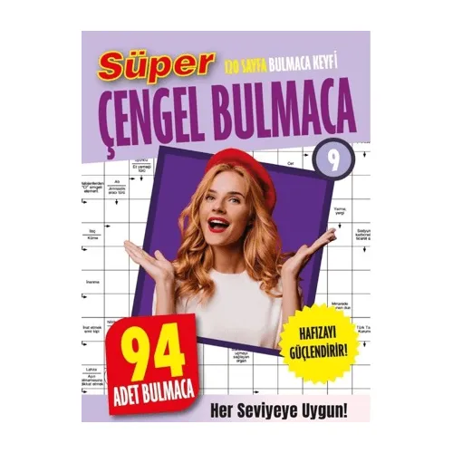 Süper Çengel Bulmaca 9 - Hakan Kayar , Zeliha Kayar - Dokuz Yayınları