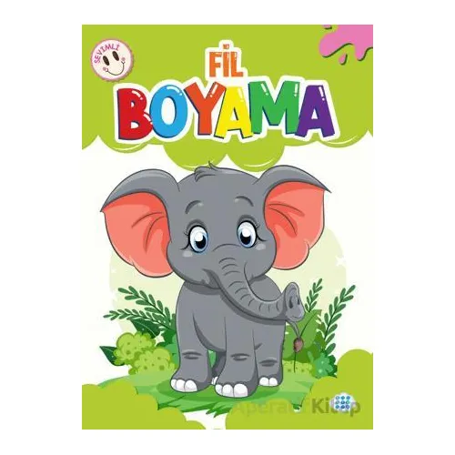 Sevimli Fil Boyama - Kollektif - Dokuz Çocuk