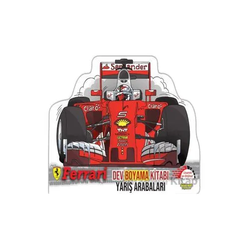 Ferrari Dev Boyama Yarış Arabaları - Kolektif - Selimer Yayınları