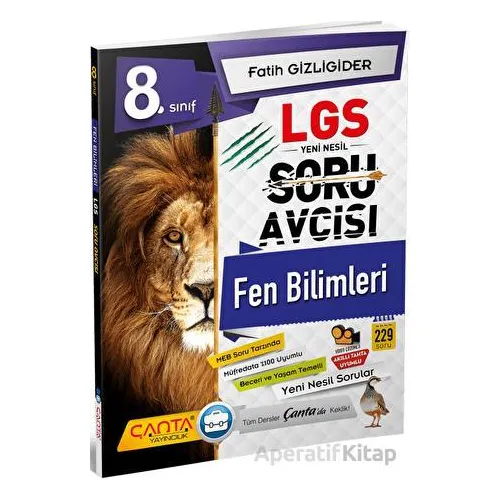 8.Sınıf Fen Bilimleri Soru Avcısı (Kampanyalı) Çanta