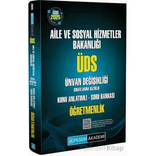 2025 ÜDS Aile ve Sosyal Hizmetler Bakanlığı Ünvan Değişikliği Sınavlarına Hazırlık Konu Anlatımlı So