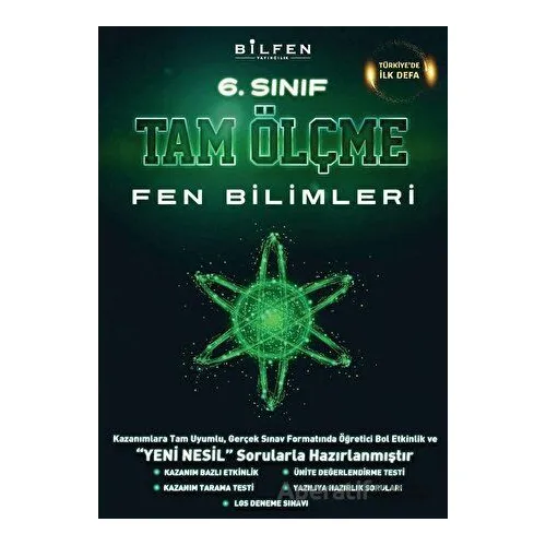 6.Sınıf Fen Bilimleri Tam Ölçme (Kampanyalı) Bilfen Yayıncılık