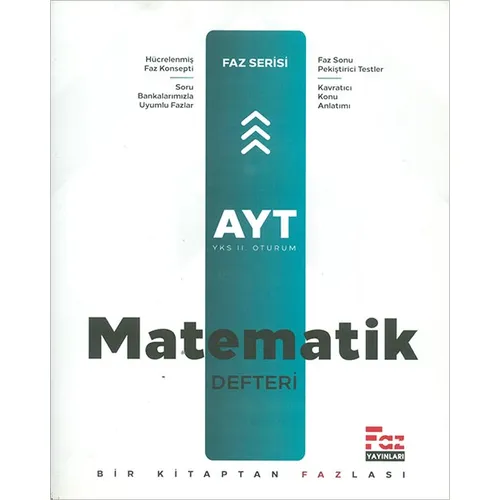 AYT Matematik Defteri (Kampanyalı) Faz Yayınları