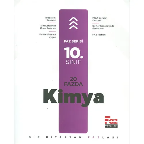10.Sınıf 20 Fazda Kimya (Kampanyalı) Faz Yayınları