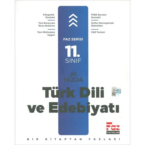 11.Sınıf 20 Fazda Türk Dili ve Edebiyatı (Kampanyalı) Faz Yayınları