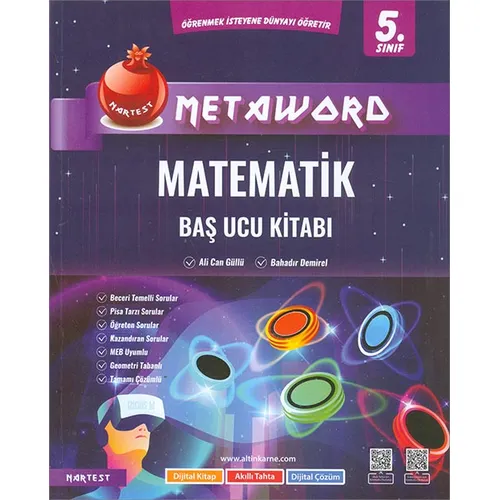 5. Sınıf Matematik Metaword Baş Ucu Kitabı (2024 Öncesi) Nartest Yayınları