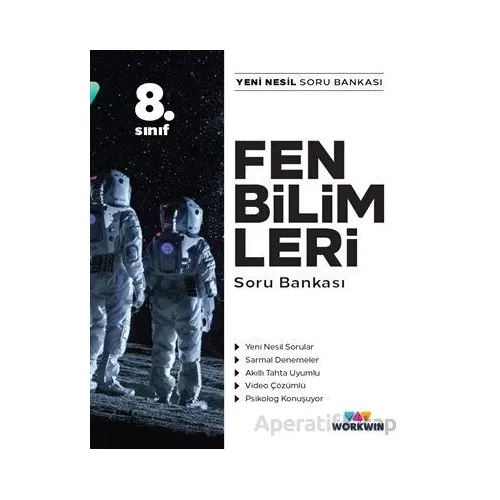 8.Sınıf Fen Bilimleri Soru Bankası (Kampanyalı) Workwin Yayınları