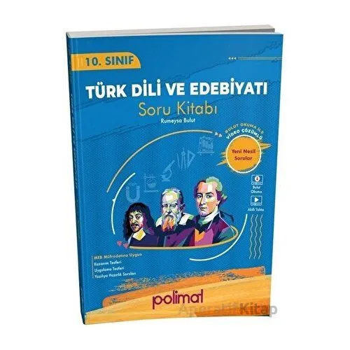 10.Sınıf Türk Dili ve Edebiyatı Soru Kitabı (Kampanyalı) Polimat Yayınları