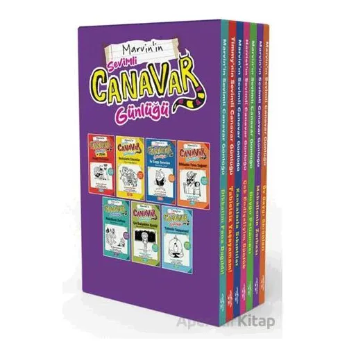 Sevimli Canavar Günlüğü (7 Kitap Takım) - Raun Melmed - Yediveren Çocuk