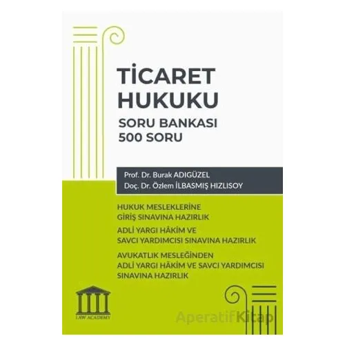 Ticaret Hukuku Soru Bankası - Hukuk Mesleklerine Giriş Sınavına Hazırlık