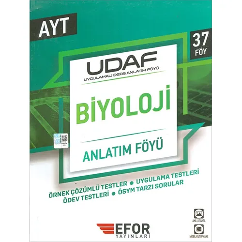AYT Biyoloji Anlatım Föyü (Kampanyalı) Efor Yayınları