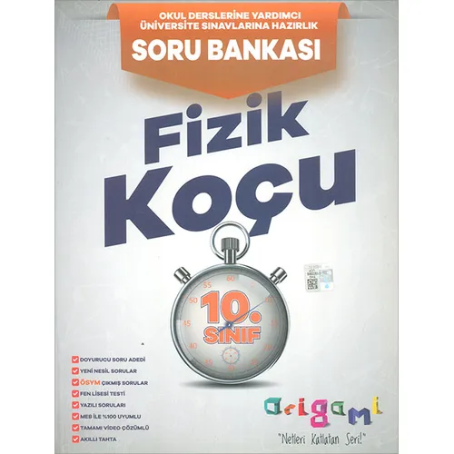 10. Sınıf Origami Fizik Koçu Soru Bankası Tammat Yayıncılık
