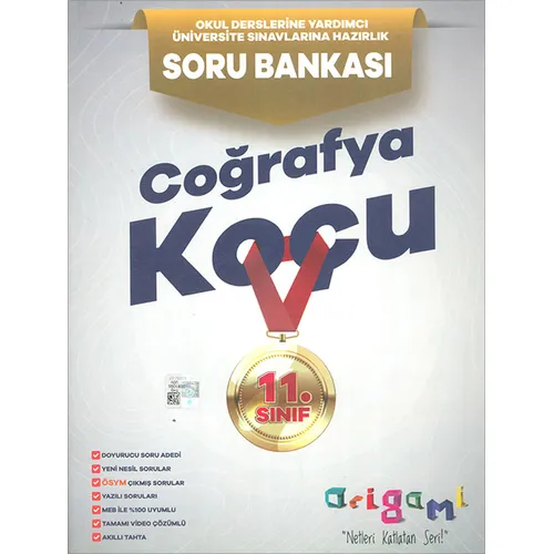 11.Sınıf Origami Coğrafya Koçu Soru Bankası (Kampanyalı) Tammat Yayıncılık