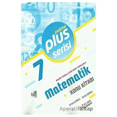 Palme Yayınevi 7. sınıf Plus Serisi Matematik Konu Kitabı