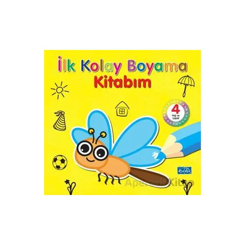 İlk Kolay Boyama Kitabım 4 Yaş ve Üzeri - Kolektif - Parıltı Yayınları